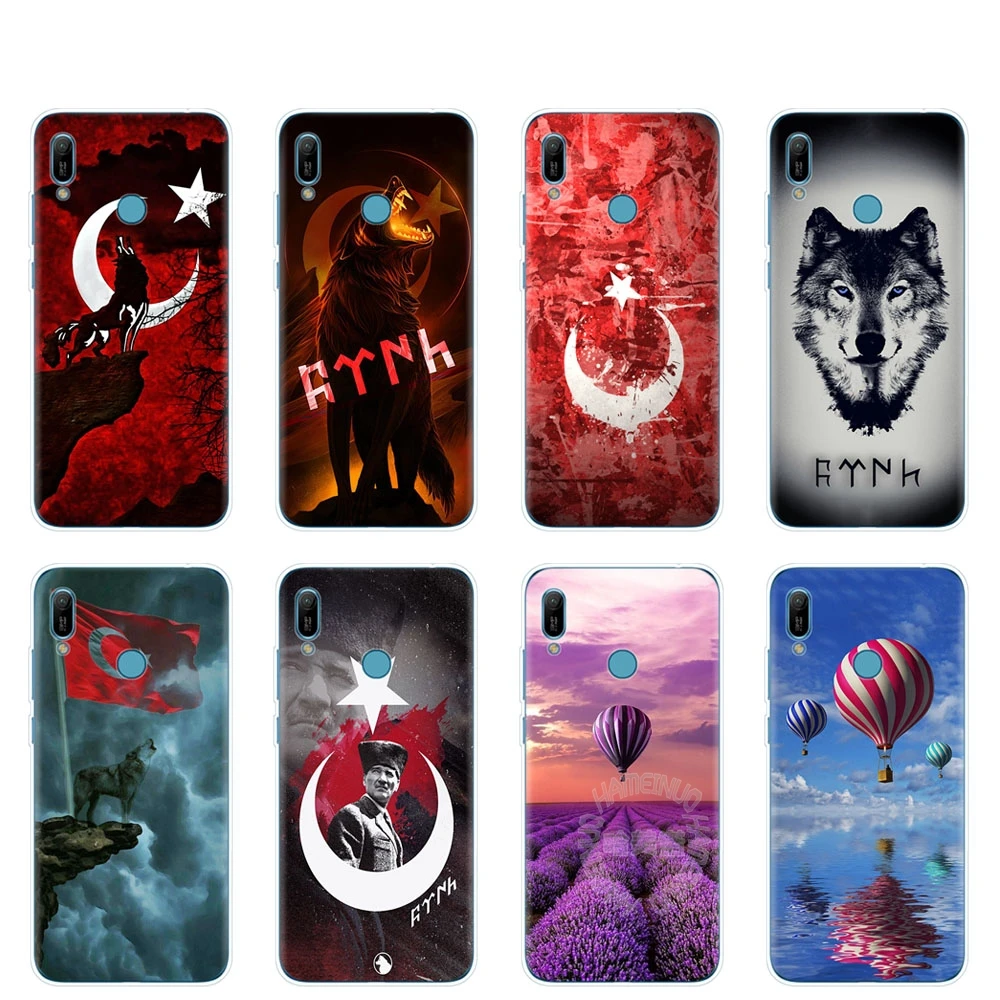 Силиконовый чехол для телефона huawei Y5 Y6 Y7 Y9 PRO PRIME 2019 honor 8s 8a 20 LITE 10i view V20 с турецким