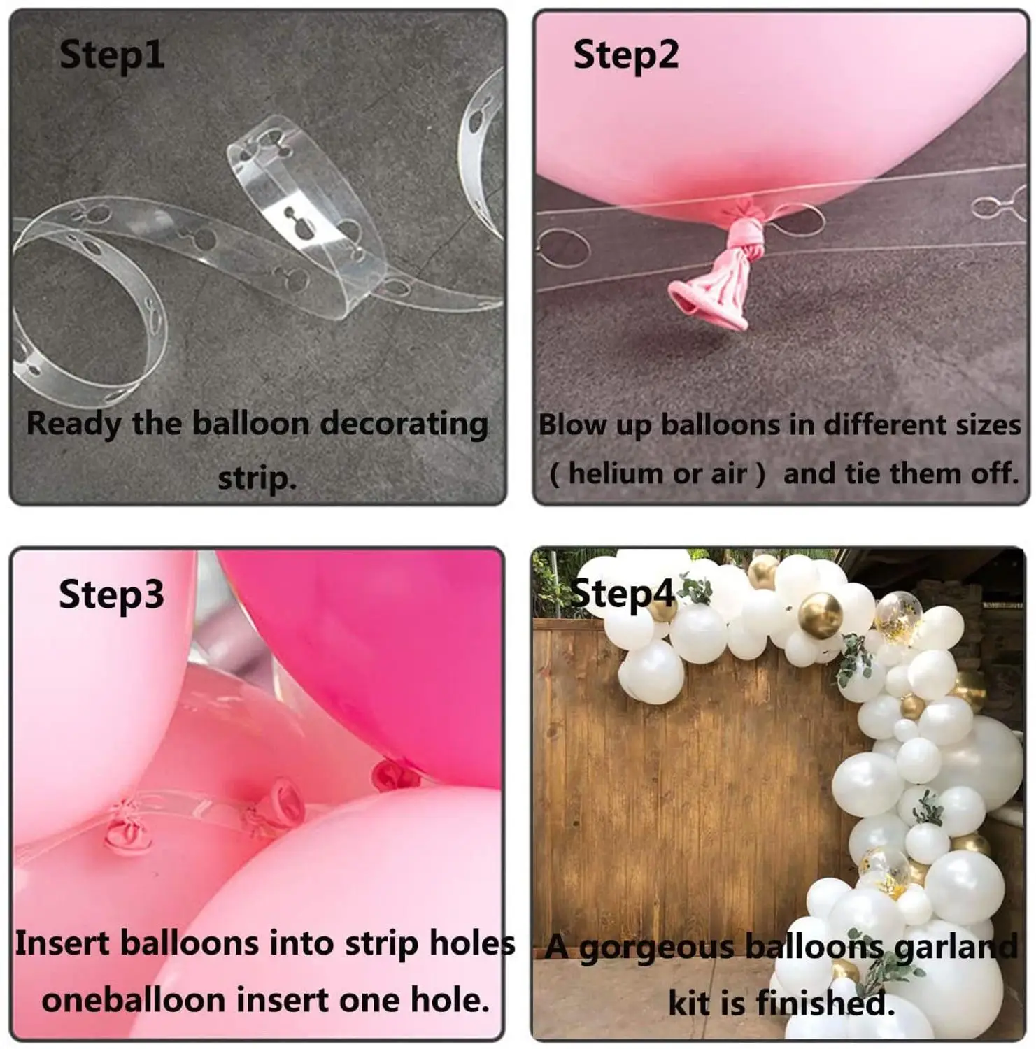 117 шт. гирлянда с воздушными шарами|Украшения своими руками для вечеринки| |