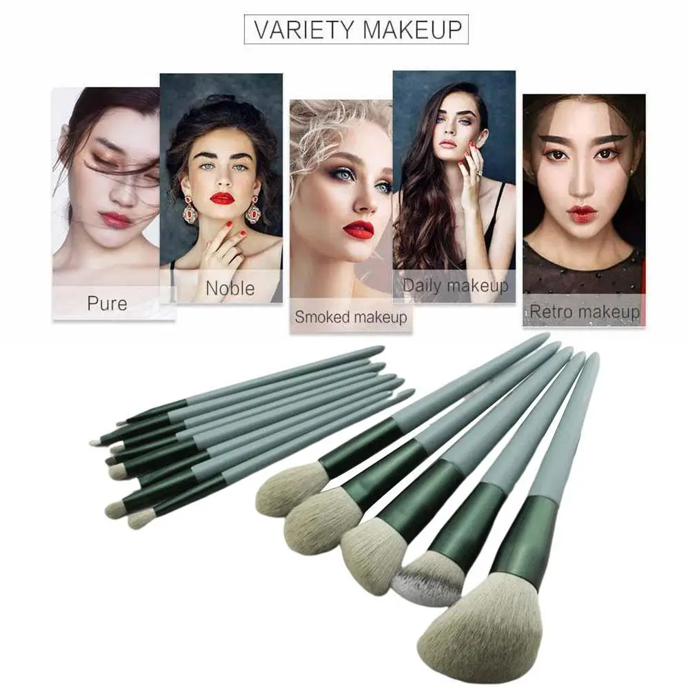 

13pcs New High-quality Professional Makeup Brushes Set Eyeshadow Foundation Powder Eyeliner Brush Women Face Soft Cosmetic Tools