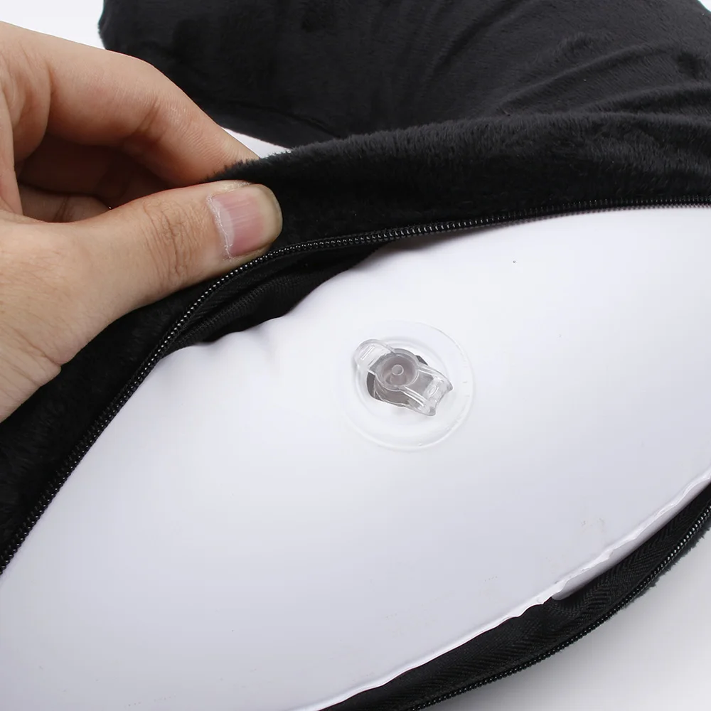 

U Shaped Travel Pillow Inflatable Home Car Gadget Neck Pillow Cushion Sleep Support Pain Relief Comfort Accessories For Auto