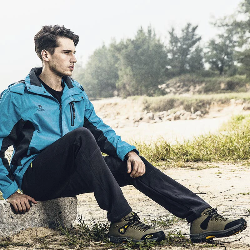 Мужские альпинистские ботинки противоскользящие походные бутсы обувь для охоты