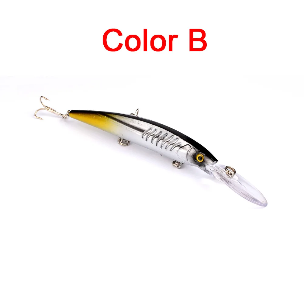 

15cm 12.55g Classic Minnow Wobblers Pike Fishing Lures Floating Hard Bait Crankbaits Fishing Tackle Lure Jerkbait