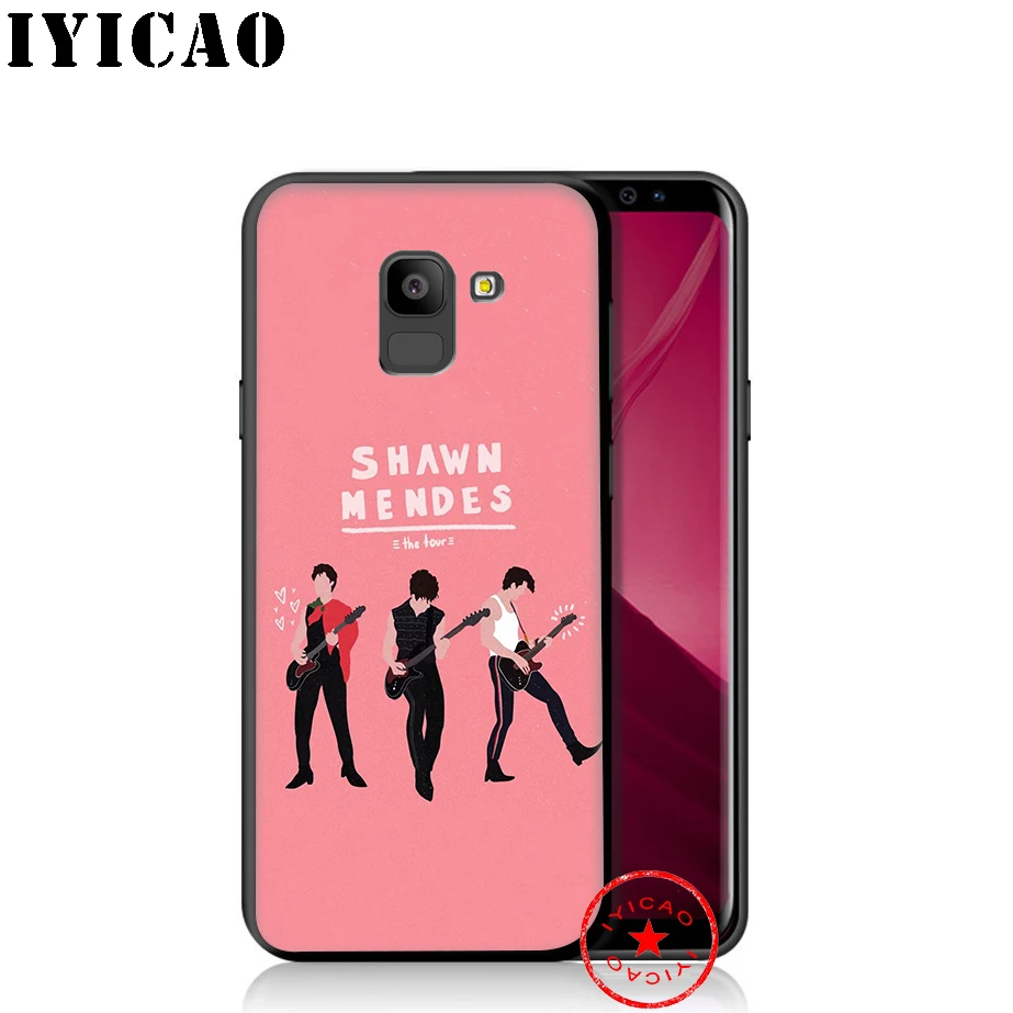 IYICAO Шон Мендес мягкий чехол для телефона samsung Galaxy A9 A8 A7 J6 A6 плюс 2018 A5 A3 2016 2017