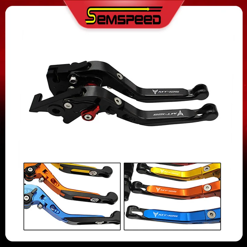 Регулируемые складные рычаги тормоза и сцепления для мотоцикла Yamaha MT125 MT 125 2014 2015