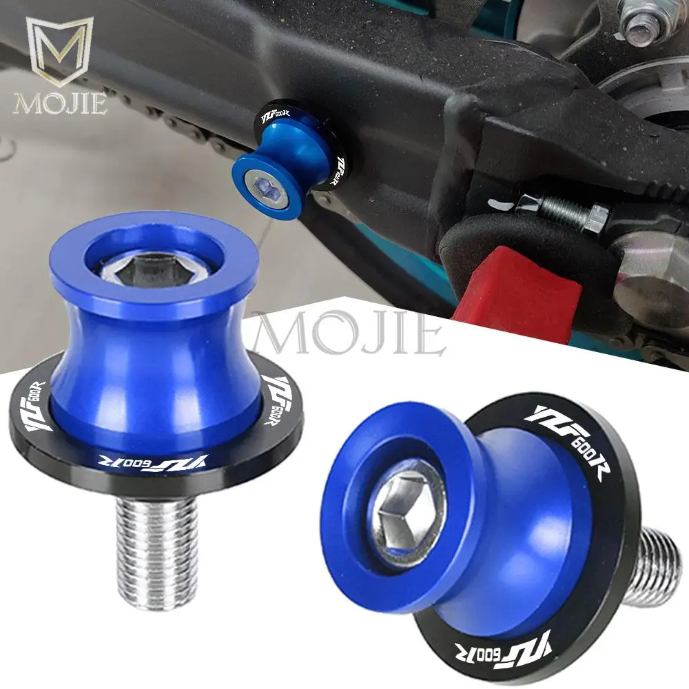 

For Yamaha YZF600R YZF 600R 1997-2008 2007 2006 Motorcycle Accessory Swingarm Slider Spools 6MM Stand Screws Covers CNC Aluminum