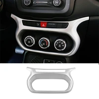for jeep renegade 2015 16 17 2018 center console dashboard ac air condition switch button cover trim abs matte accessories 1pcs