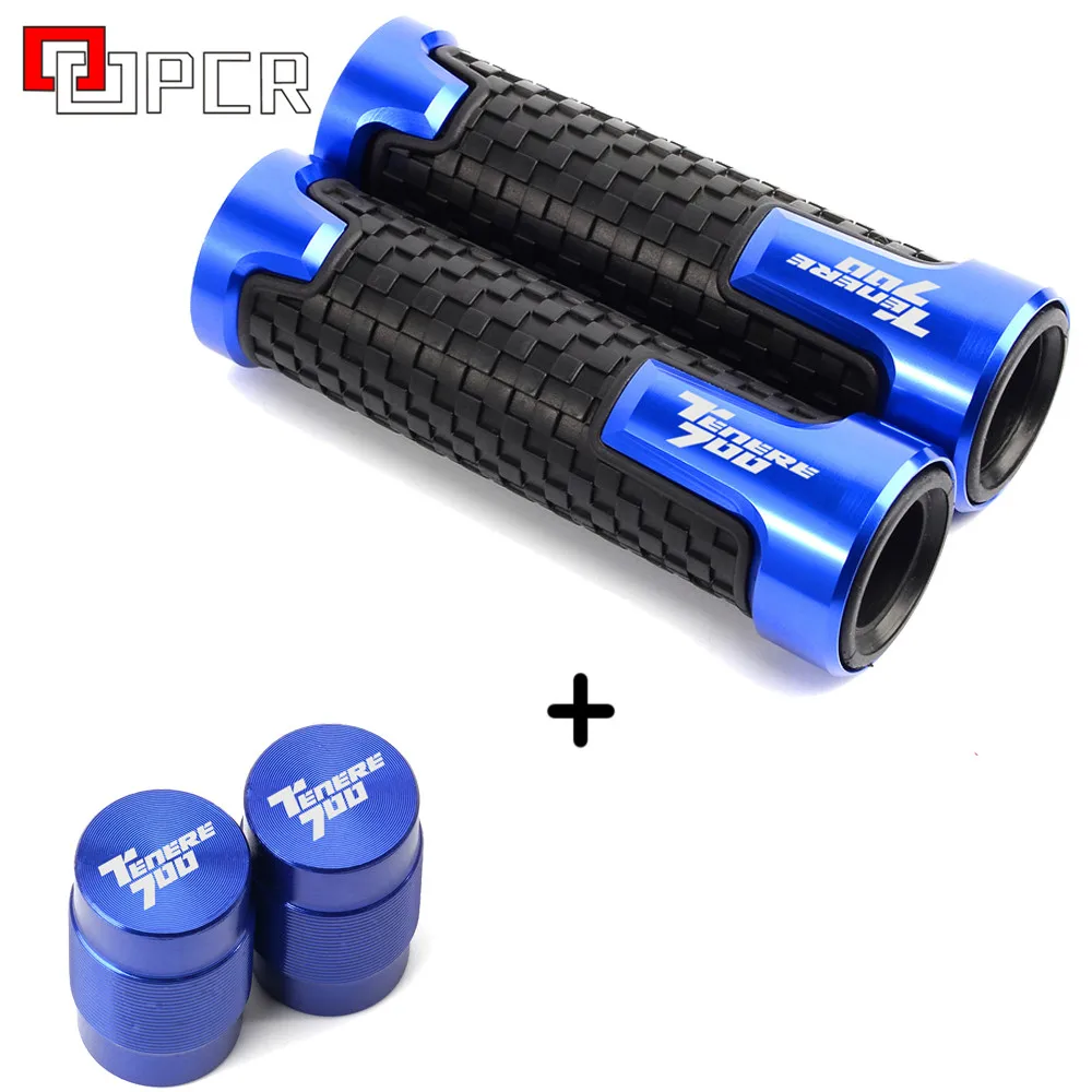 

For YAMAHA TENERE 700 2019 2020 2021 Tenere700 XTZ 700 XTZ700 Wheel Tire Valve caps Airtight Covers Handlebar grips handle grip