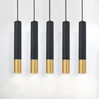 Современная люстра с длинной трубкой подвесной светильник подвесной кухонный светильник длина линии Регулируемый Точечный светильник с регулируемой яркостью для ресторана