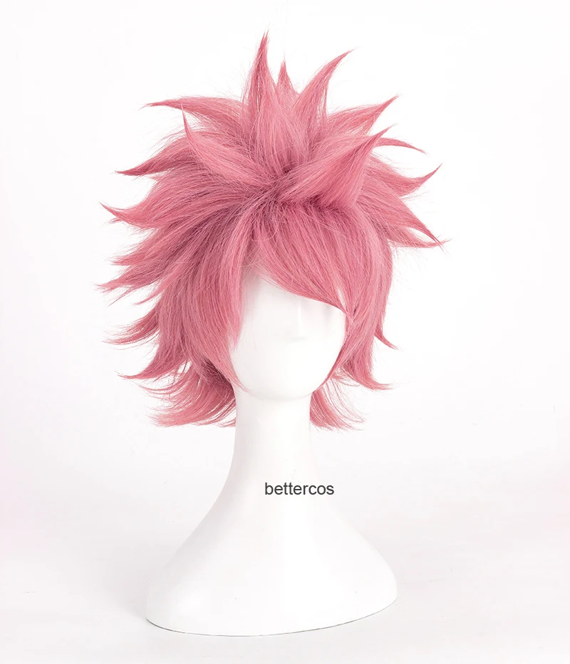 Парик для косплея Сказочный хвост эфириу насу драгнеель Короткие Розовые