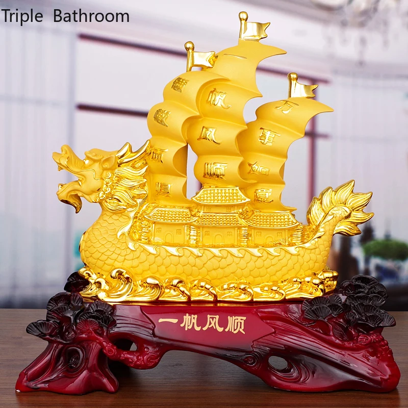 Креативная Скульптура Фэн-шуй из смолы украшения для дома гостиной винного шкафа