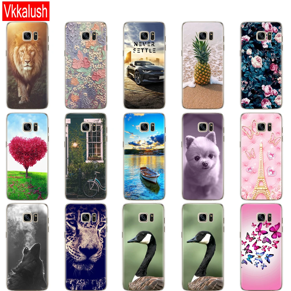 Мягкий силиконовый чехол из ТПУ для Samsung Galaxy S7 Edge мягкий G930F G930FD G930W8