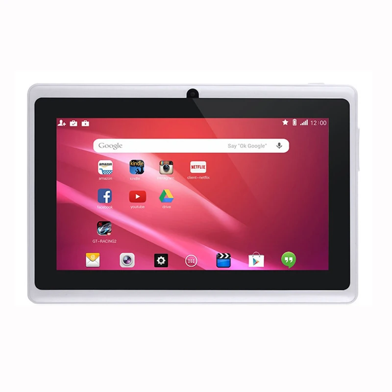7 дюймов Детские Планшеты Android 4 ядра двойной Камера Wi-Fi Образование игры подарок