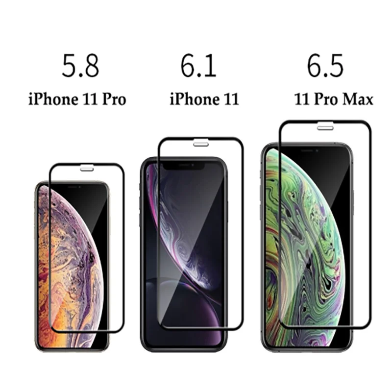 Закаленное стекло для iPhone 7/8 Plus/6/6s/5/6/6/se/X/Xr/Xs/11 Pro Max 1 5 шт.|Защитные стёкла и плёнки