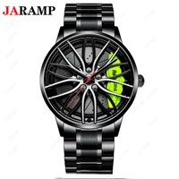 jaramp rim watch hub custom design sports car rim sports watch waterproof creative 2021 male watch mens wheel wristwatch clock