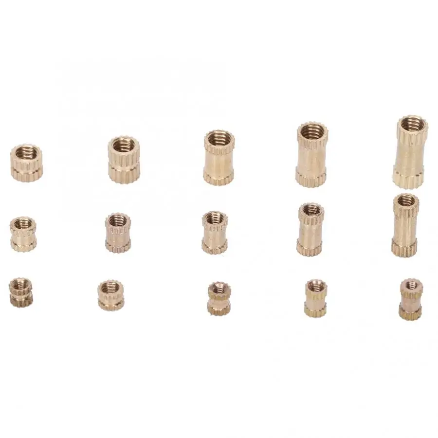 450 шт. вставная гайка латунь высокая твердость устойчивость к коррозии набор