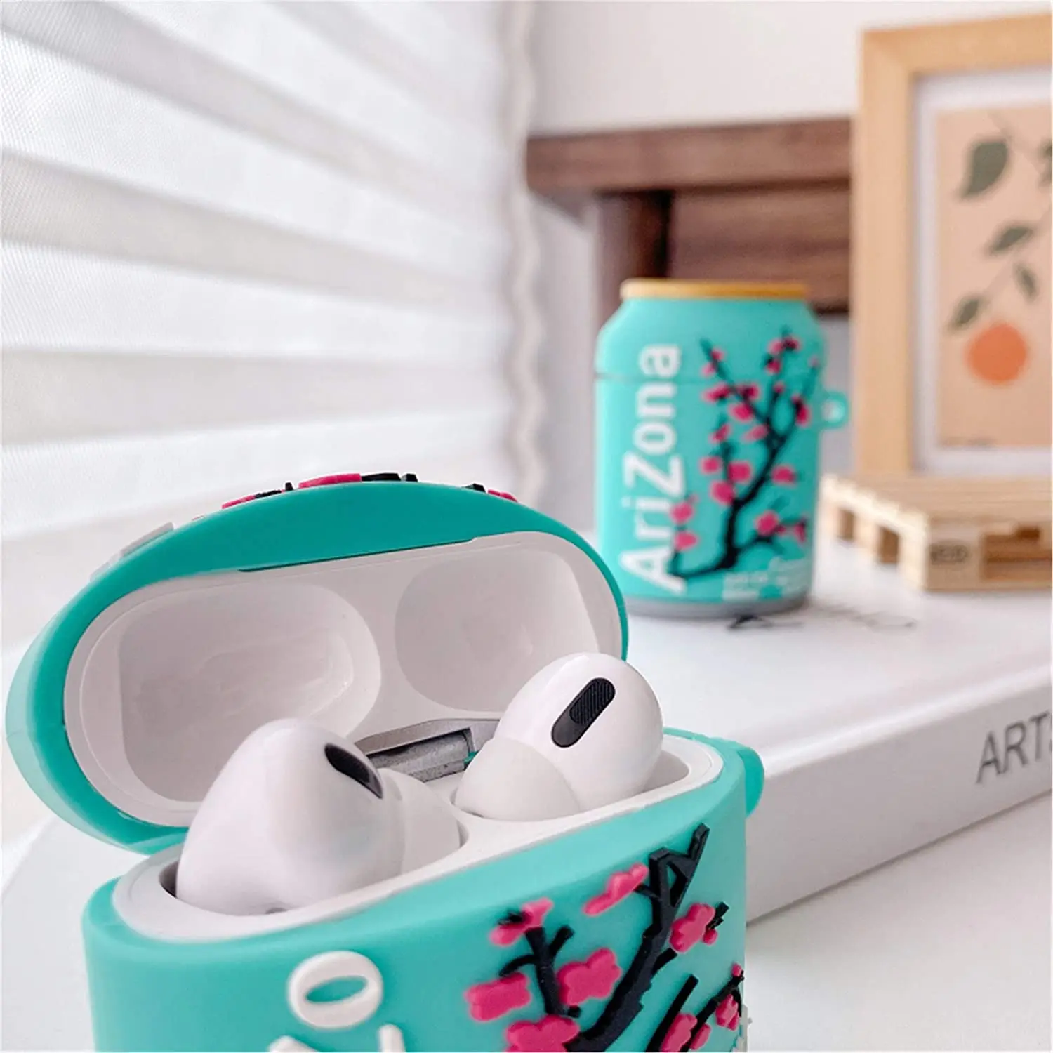 

airpod protective shell 1/2 2021 luxury 3D cartoon food cute Airpods cover design protective cover silicone accessories