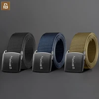 new youpin metal free outdoor tactical belt ykk plastic buckle 96 special nylon webbing stepless length adjustment