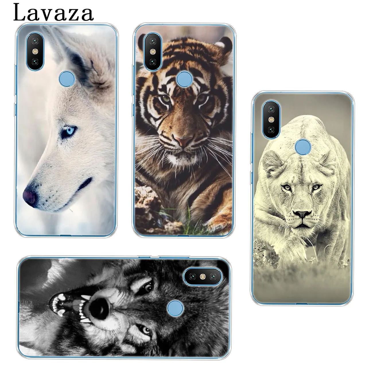 Lavaza Classic lion tiger Wolf Hard Phone Case for Xiaomi Redmi K20 8A 7A 6A 5A Note 8 6 5 7 Pro 4 4X Cover
