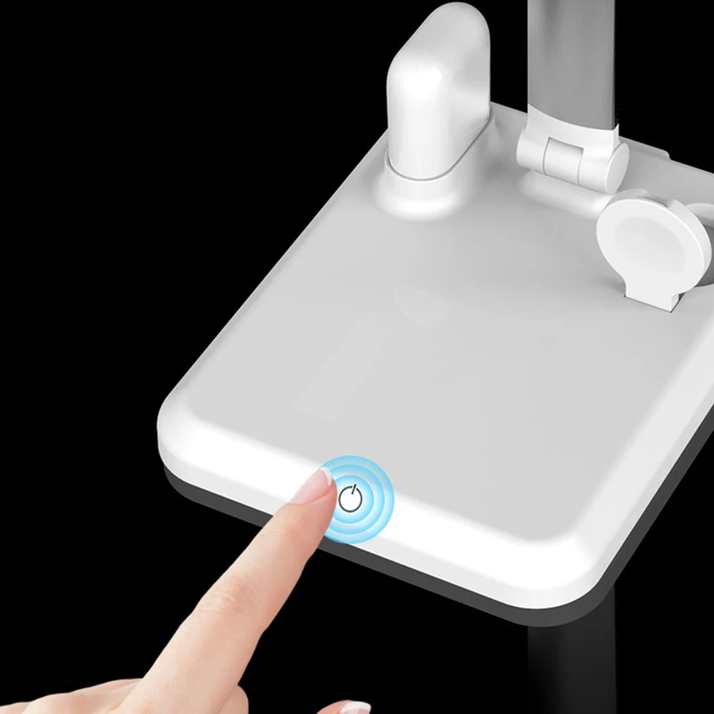 

LED Smart Phone Wireless Charging Desk Lamp Creative Folding Four in One for Iphone Watch Headset