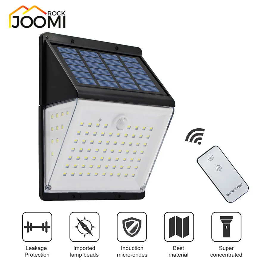 88 светодиодный светильник на солнечной энергии с датчиком движения PIR солнечный