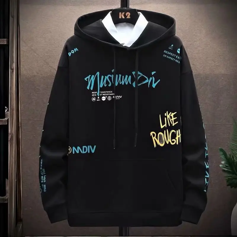 

Толстовка мужская с длинным рукавом, в стиле хип-хоп