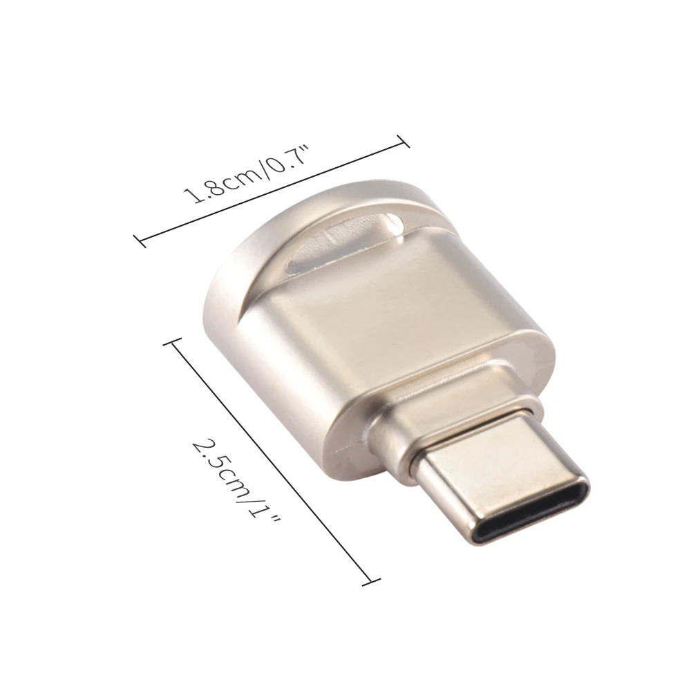 USB3.1Type-c OTG кард-ридер Поддержка Micro SD TF устройство чтения карт памяти USB адаптер для