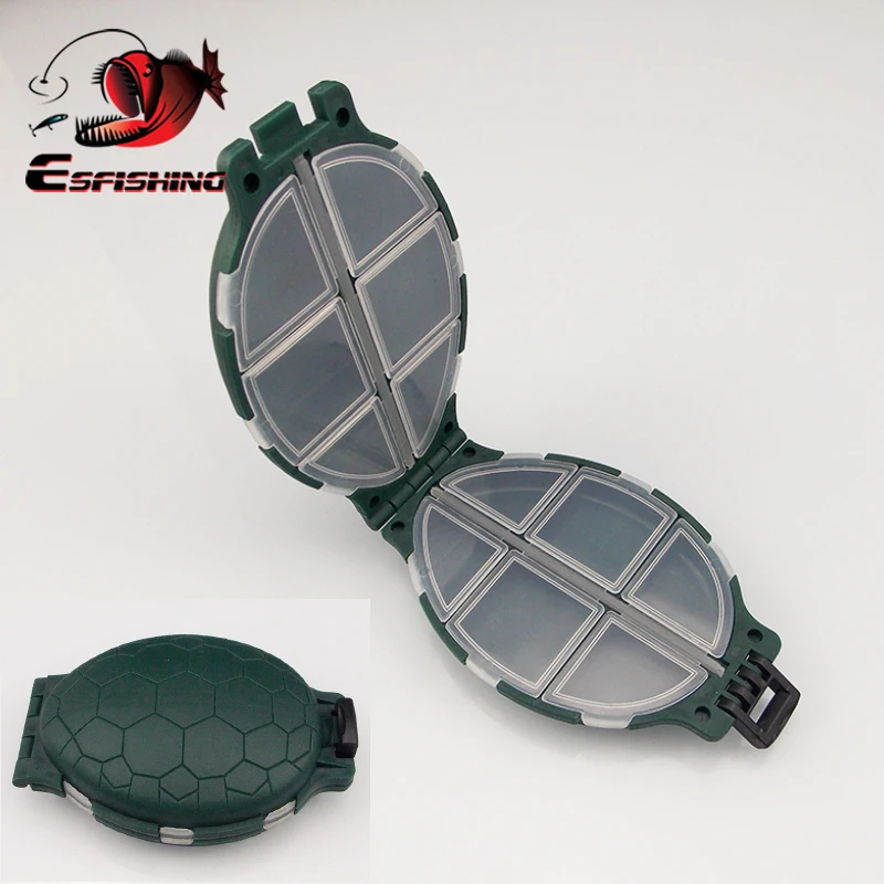 Kesfishing мини Рыболовные снасти Коробки крюк для хранения Чехол коробка с отделениями рыбные приманки Пластик хранения аксессуары, аксессуары для рыболовных принадлежностей