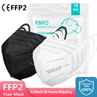 Маска для лица mascarillas ffp2 kn95, 5-слойная Защитная тушь для лица ffpp2, маски kn 95 mascarilla fpp2 homologada