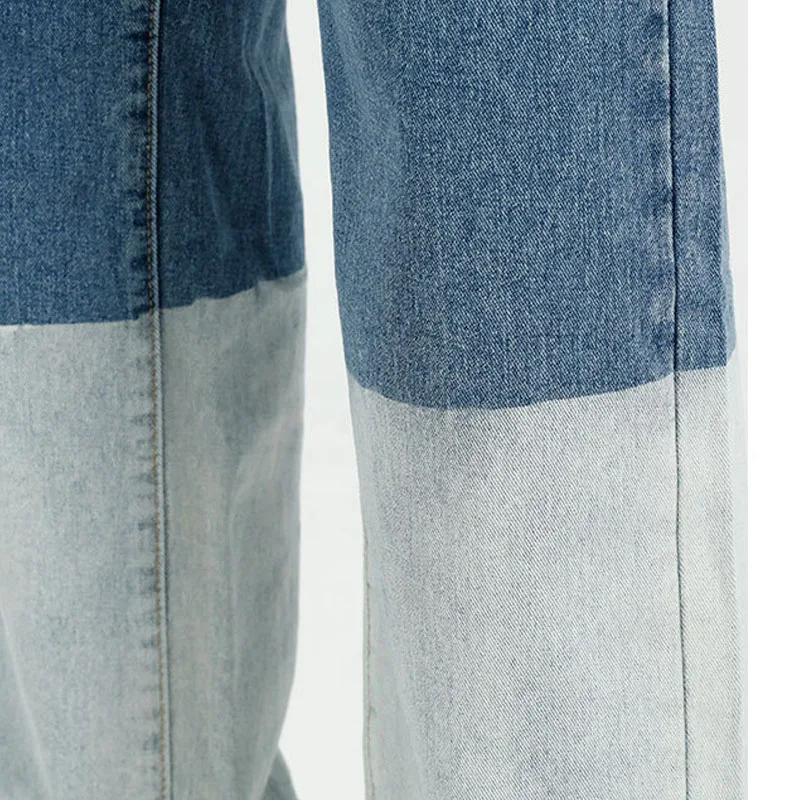 

Male Japan Korea Style Vintage Casual Jeans Pant Men High Street Hip Hop Washed Denim Straight Trousers