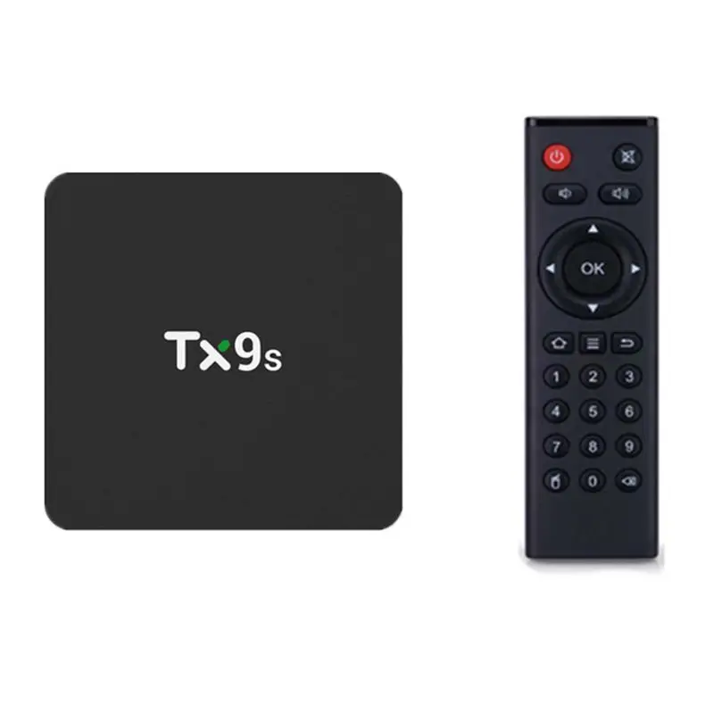 

TX9s Androi Smart TV Box Amlogic S912 2GB 8GB 4K 60fps TVBox 2.4G Wifi 1000M K92F