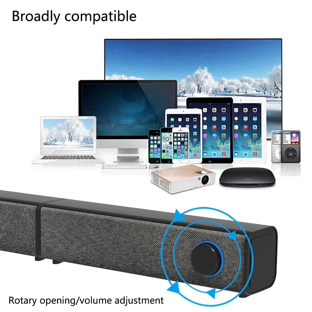 

Home Theater Wireless Bluetooth Speaker Detachable Remote Control Bar Audio Computer Mobile Phone Notebook Music Stereo Player