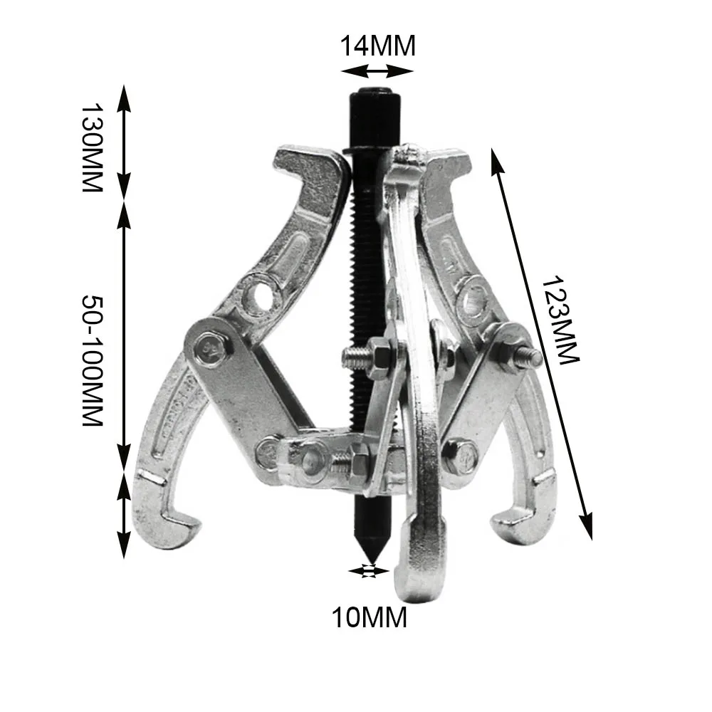 100mm Auto adjustable repair Gear Hub Bearing Puller 3 Jaw Reversible Wheel Pulley Remover Tool |
