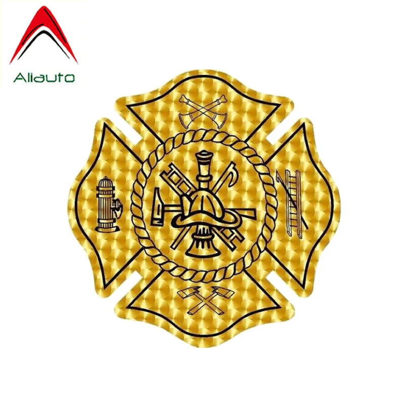 Наклейка на крышку автомобиля с царапинами Aliauto золотой двигатель перевернутый