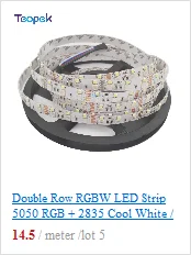 Двухрядные 5050 RGBW/RGBWW RGB+ Холодный белый Теплый белый гибкий светодиодный полоски DC12V 24В 5м/рулон 120 светодиодный/М 600 светодиодный s