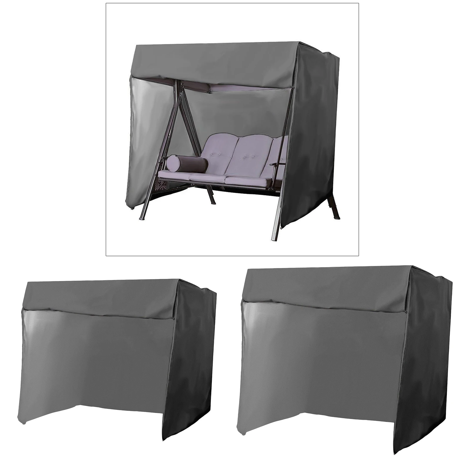 

Патио 3 тройной поворотный Чехол Водонепроницаемый Прочный гамак качели планер навес крышка