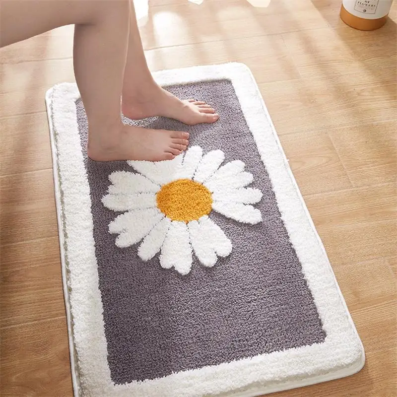Домашний коврик для ванной нескользящий входа в ванную комнату Мягкий