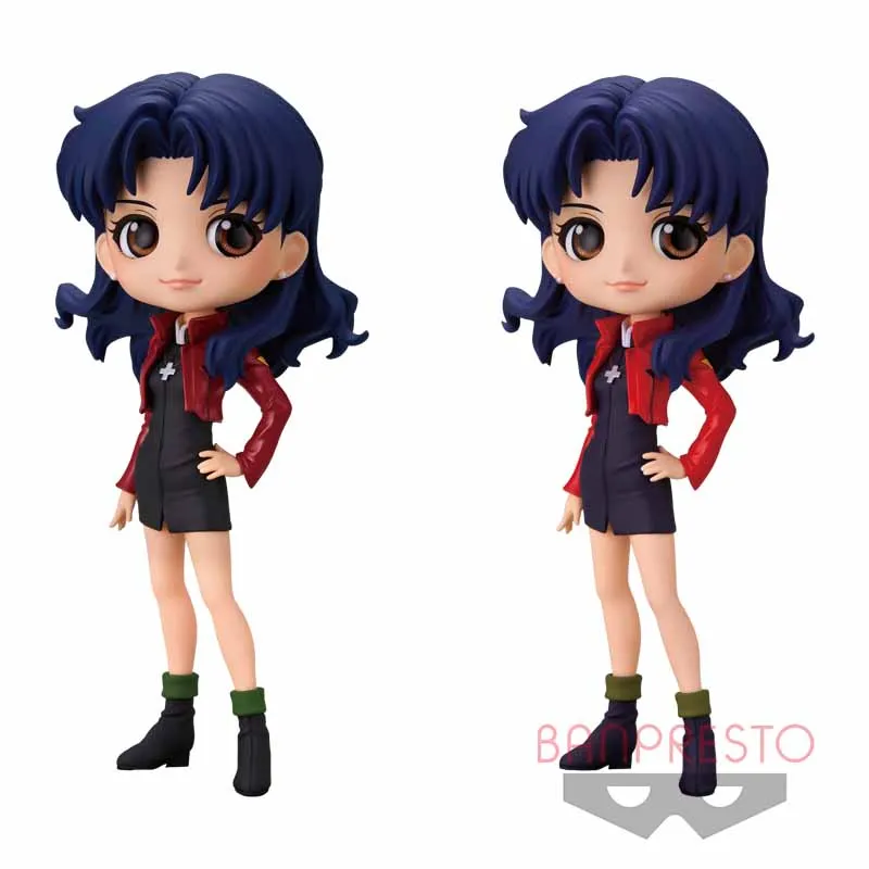 

Bandai Q Posket Anime Model Misato Katsuragi Q version of the figure Anime Figurine Pvc Model Collectibles model Toys