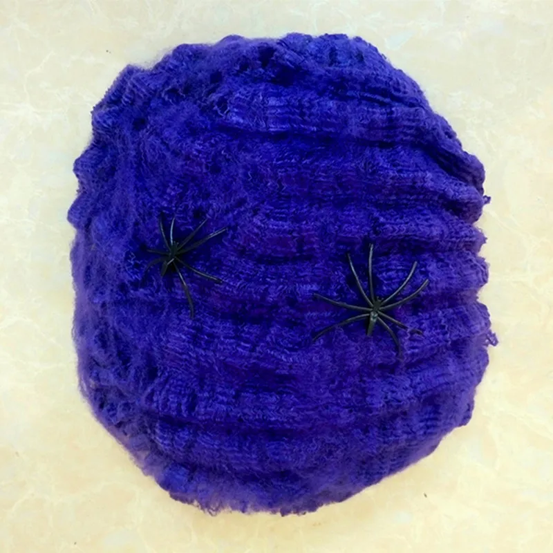 Хэллоуин ночник паук хлопок паутина 20 г + 2 брусья КТВ карнавальный костюм зомби