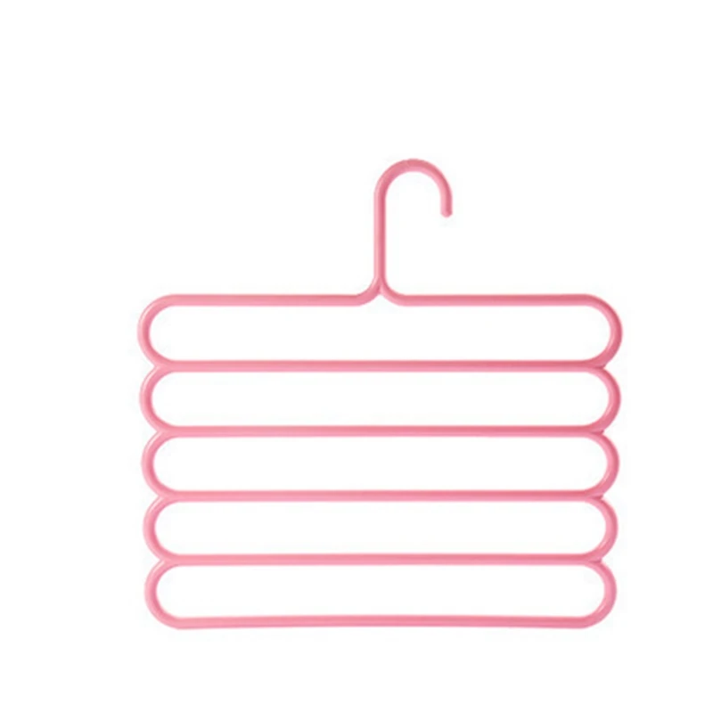 

Tie S Shape Wholesale Saver Hangers Wardrobe Multilayer Trousers Scarfs MultiFunctional Clothinges Non slip Dry Rack Organizer