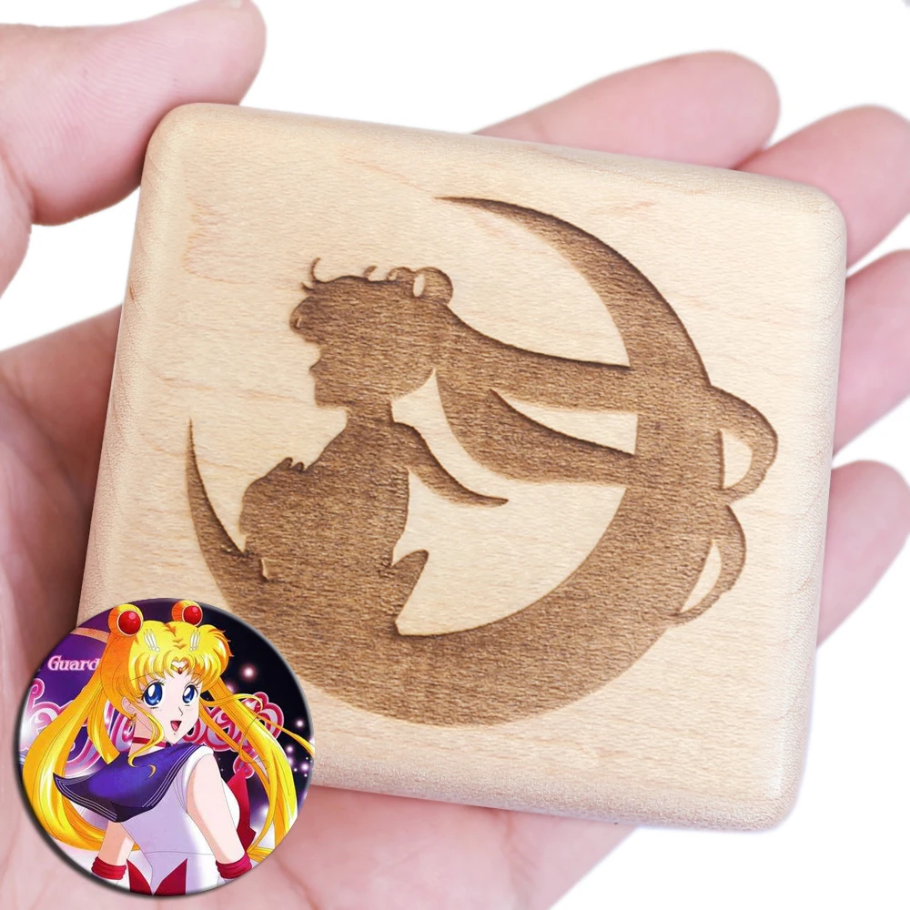 Sinzyo ручная работа деревянная музыкальная шкатулка Сейлор Мун подарок на день