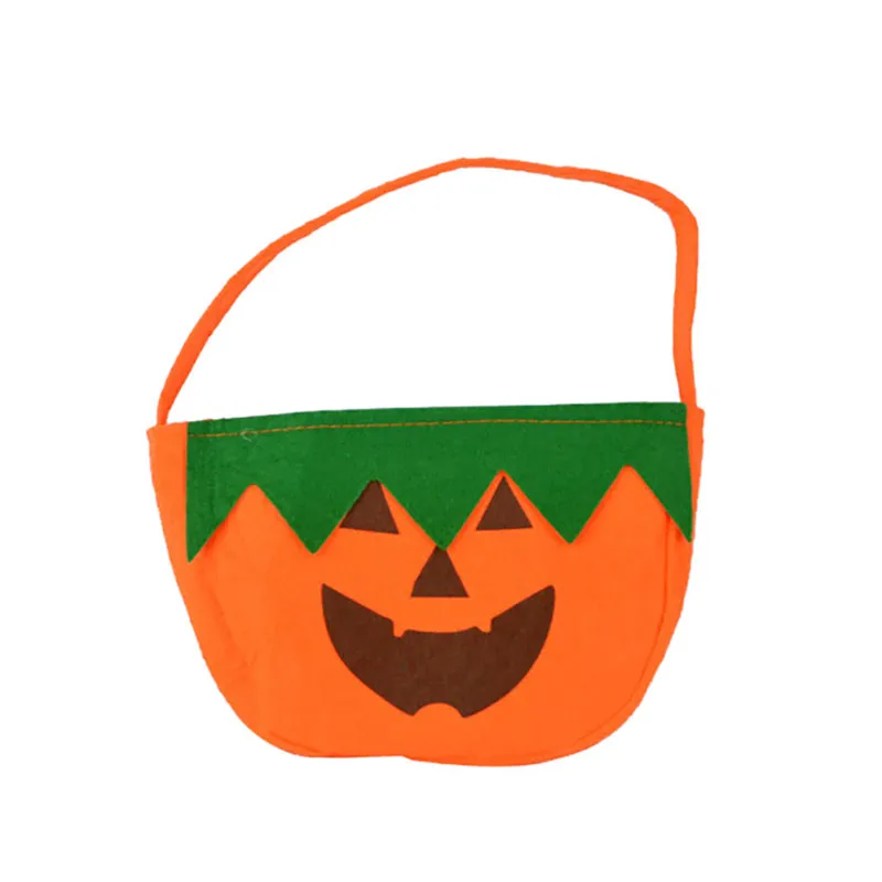 Мультяшная сумка для Хэллоуина Детские сумочки сладостей и конфет черная с