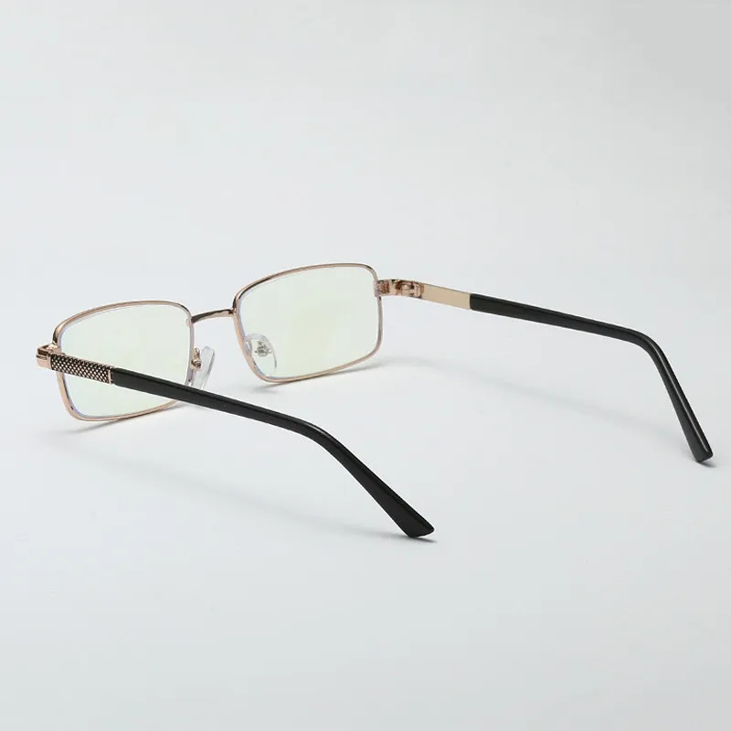 

Fashionable Gold Glasses Frame Metal Anti-Blue Reading Glasses Farsightedness Glasses For Elder +1.0+1.5+2.0+2.5+3.0+3.5+4.0