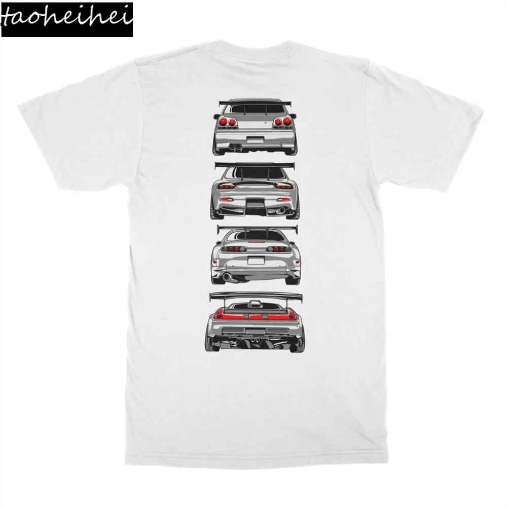Лидер продаж Модные классического японского Legend автомобильное футболка 90-х JDM R34