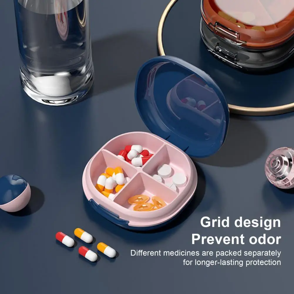 

Pill Case Vitamin Holder Tablet Box Pill Box Practical Tablet Box