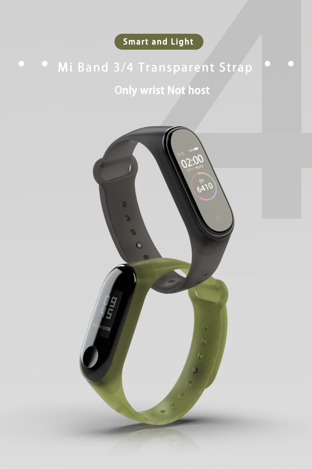 Mi jobs mi Band 4 наручный ремешок Цветной силиконовый ремешок для Xiaomi mi Band 4 3 браслет miband 3 Смарт-часы аксессуары