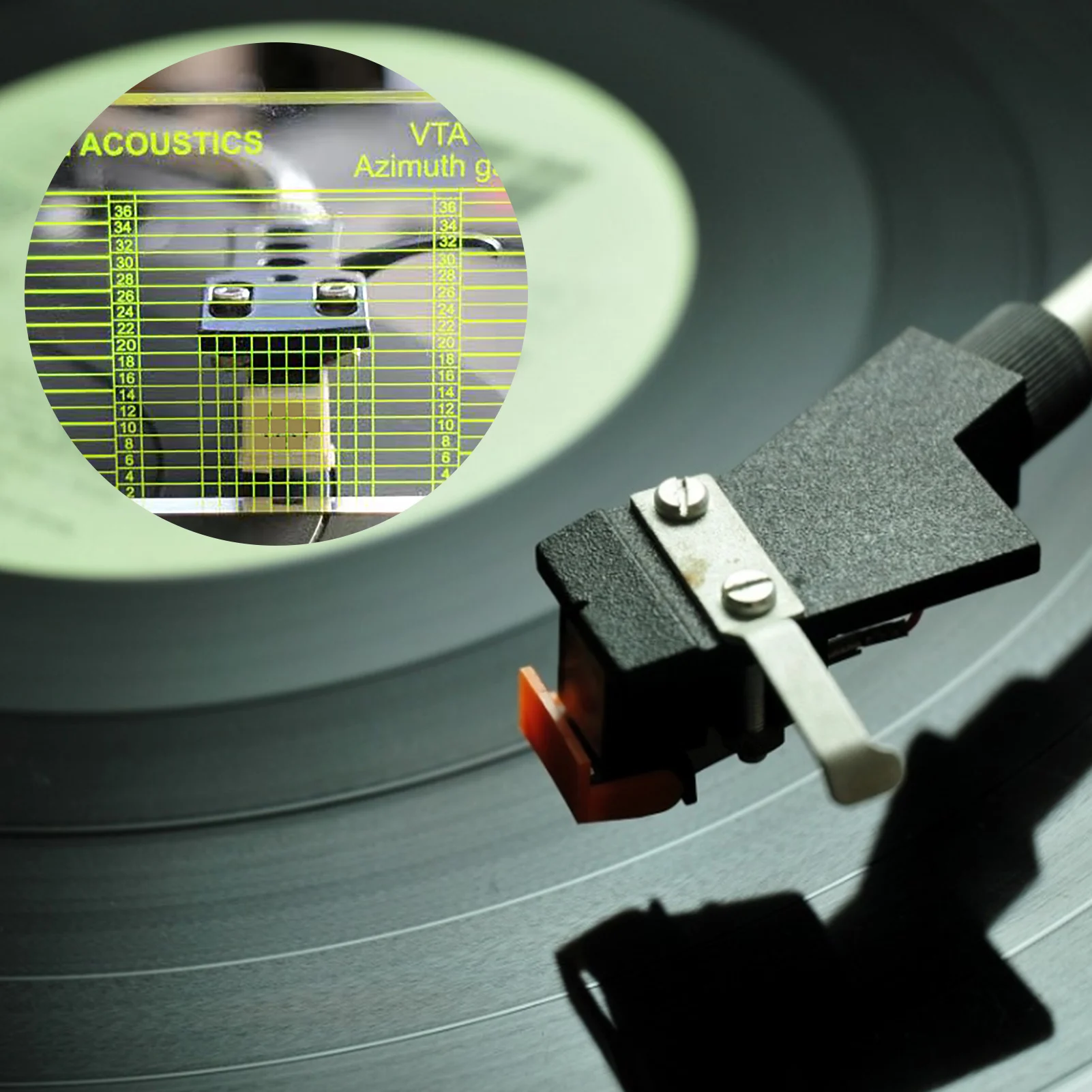 Виниловый проигрыватель измерительная линейка балансировочный картридж с