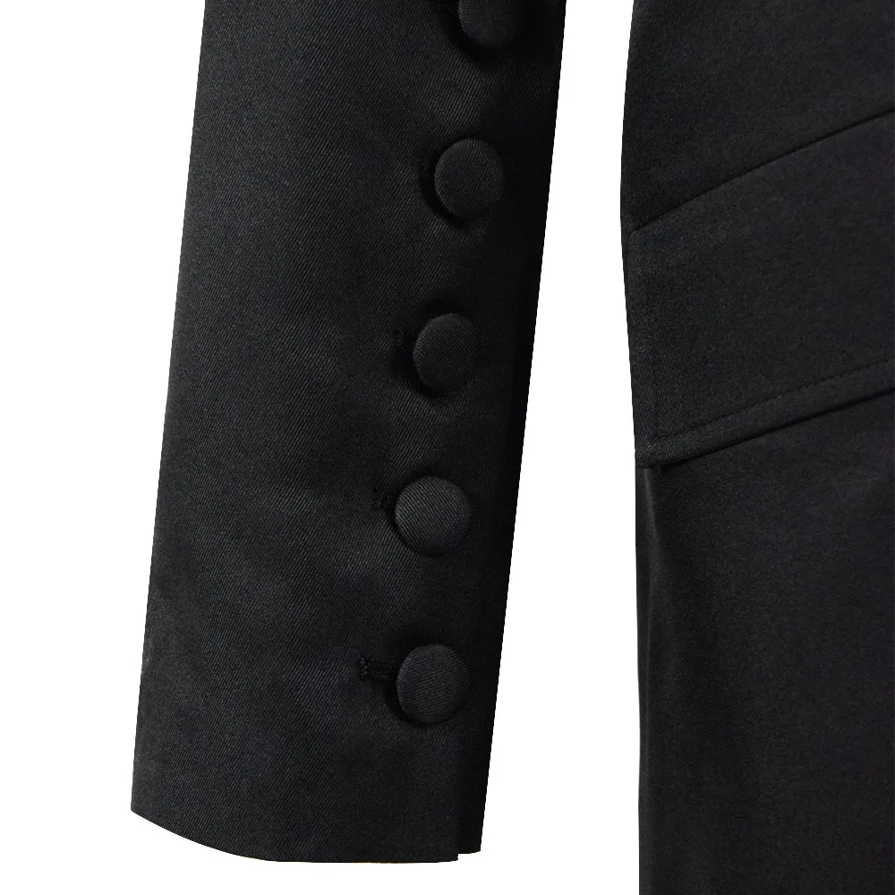 

CosDaddy Severus Snape Cosplay Costume professor Uniform Black Jacket Cloak Full Set Men Costume