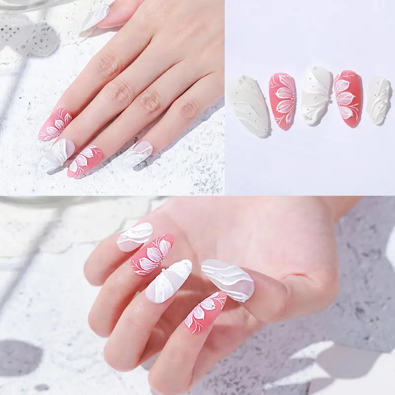 Elite99 5ml No-Wipe 3D Embossing Effect Gel Nail Polish Drawing Painting UV Art Manicure Hybrid Varnish GelLak | Красота и здоровье
