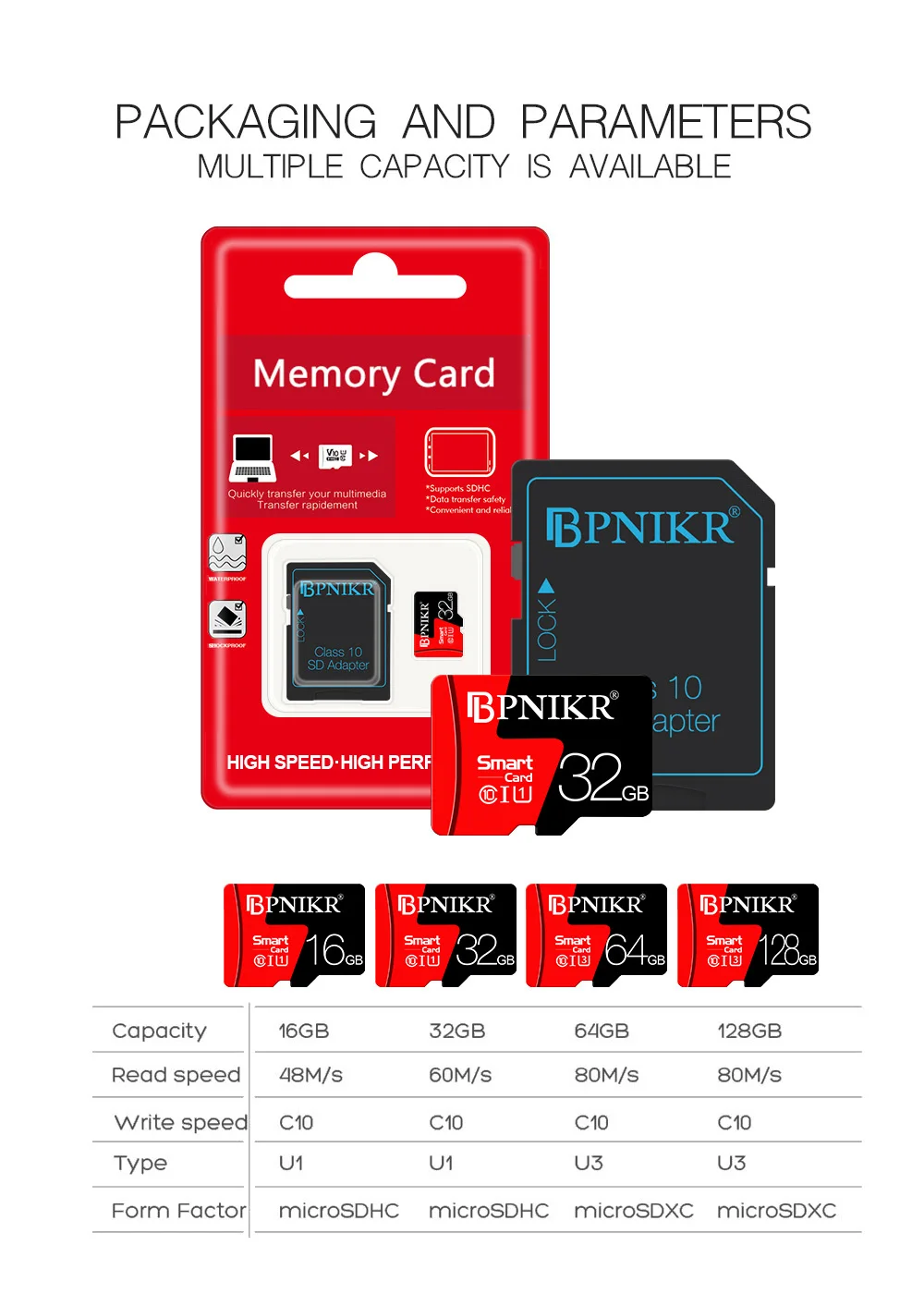 Новая карта памяти sd 32 Гб SDHC C10 micro sd 16 Гб карта памяти micro sd 64 Гб 128 ГБ EVO microSDXC