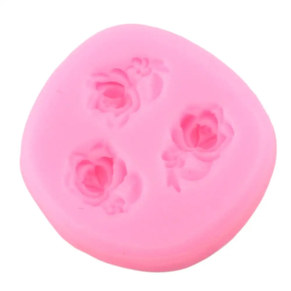 Роза силиконовые формы в виде цветка Fondant (сахарная) пресс форма для DIY